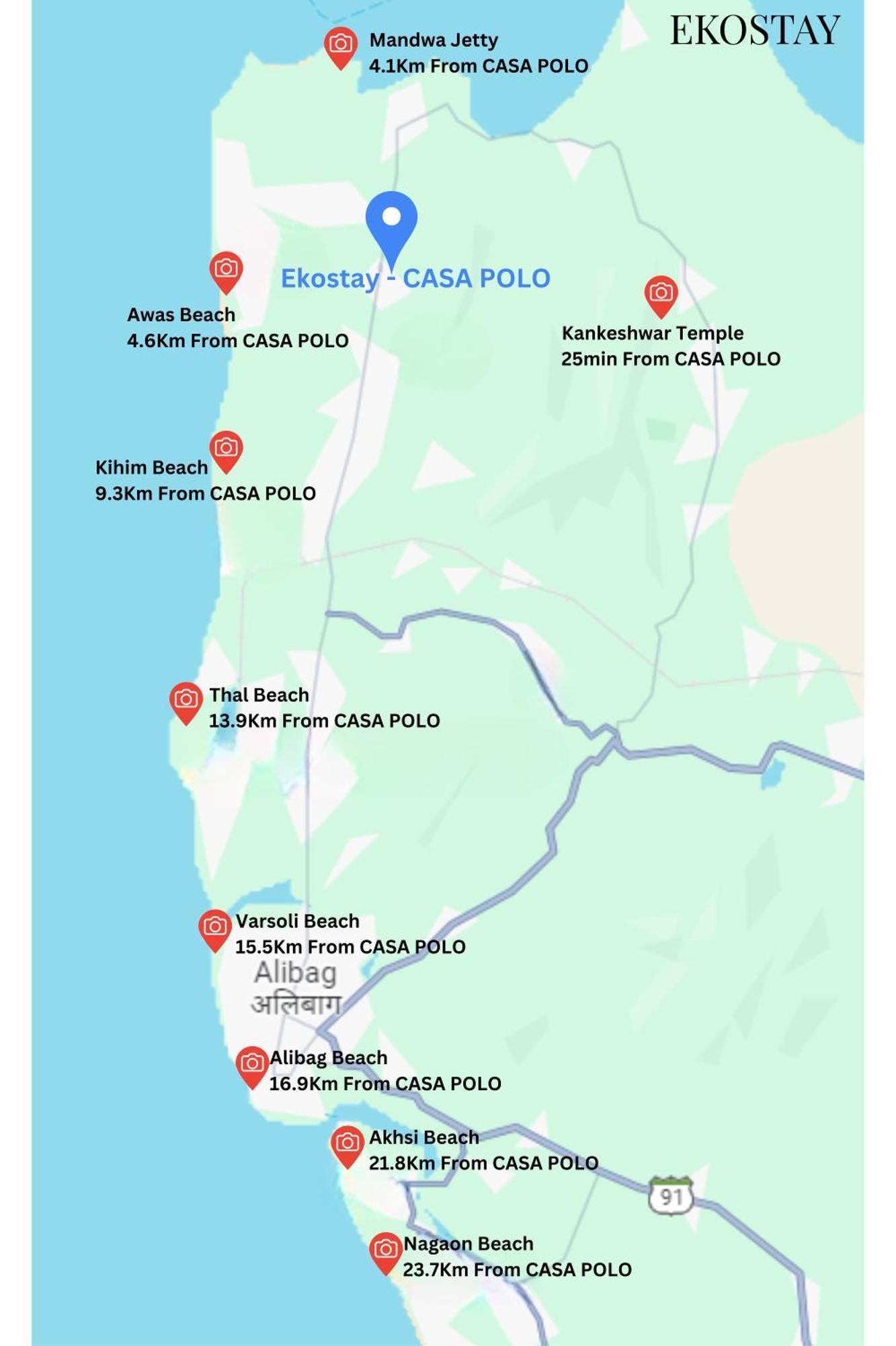 Eko Stay- Casa Polo Villa Алибаг Екстериор снимка